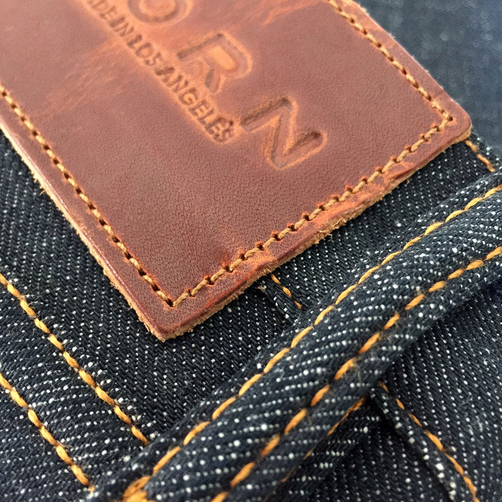 Horn_Dude_Raw_Selvage_Denim_Jean_Leather_Patch_Detail