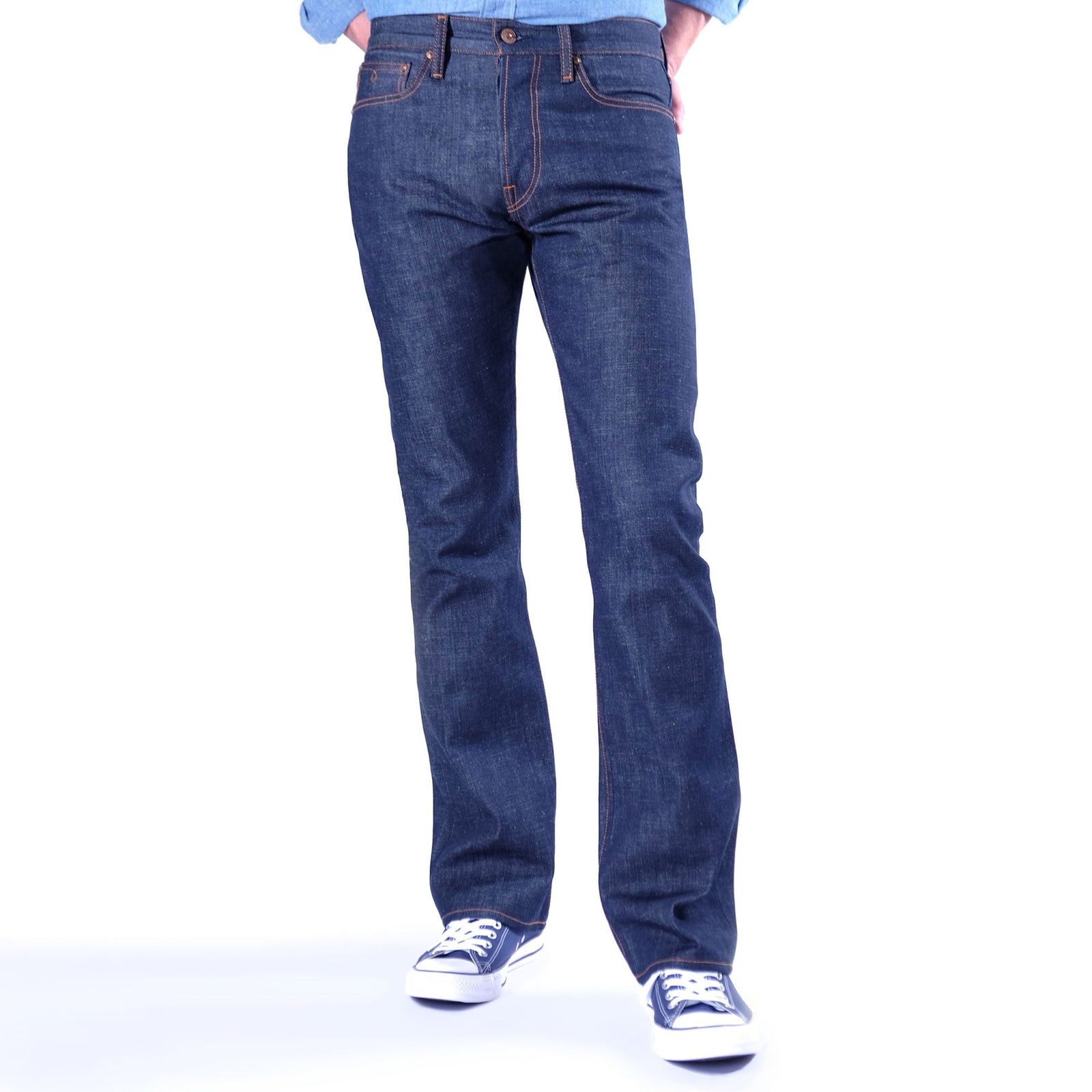 bootcut jeans in indigo
