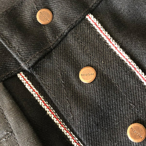 Horn_Dude_Raw_Selvage_Denim_Jean_In_Black_Fly_Detail