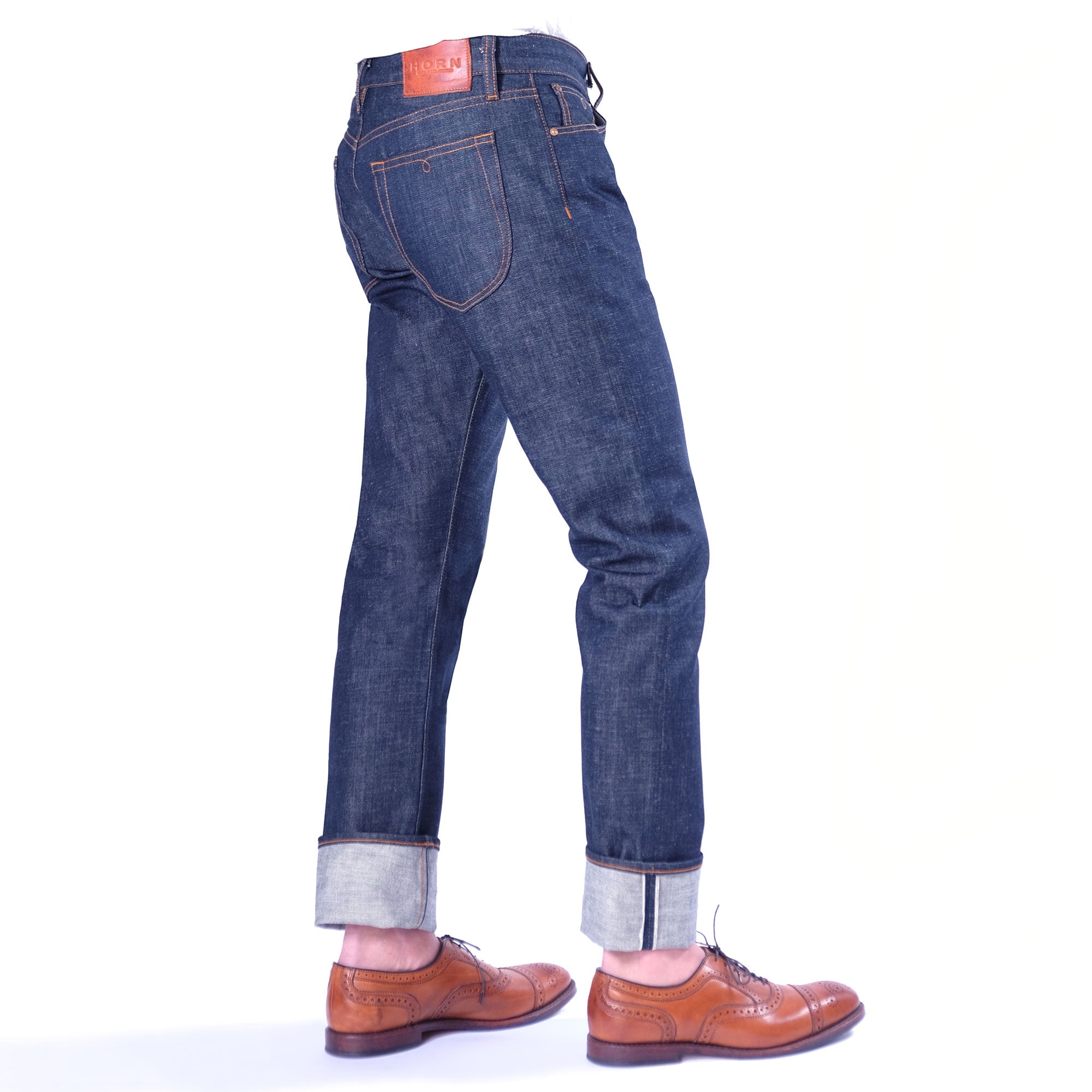 Horn_Dude_Raw_Selvage_Denim_Jean_ Side